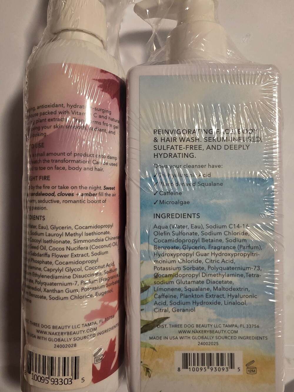 Nakery Beauty Hydra-C Oil-to-Foam Cleanser and SkinRestore Face, Body + Hair Was - Picture 2 of 3
